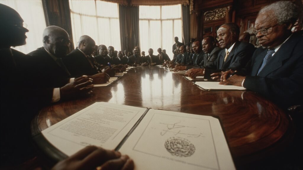 The Pelindaba Treaty Signing